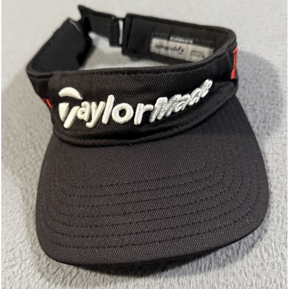 Taylor Made Golf‎ Sun Visor Strapback RBZ R11s Adjustable Black Aero Burn Hat